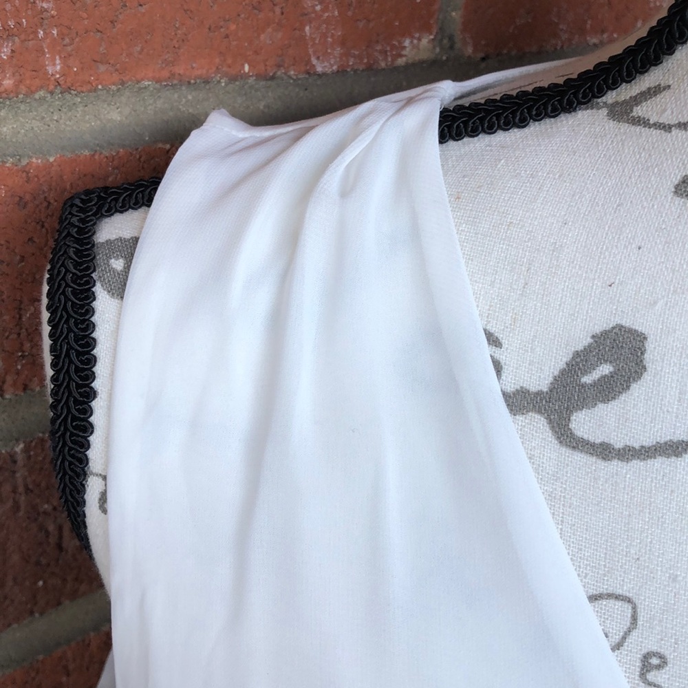 Calvin Klein Layered V-Neck Top - Picture 3 of 8